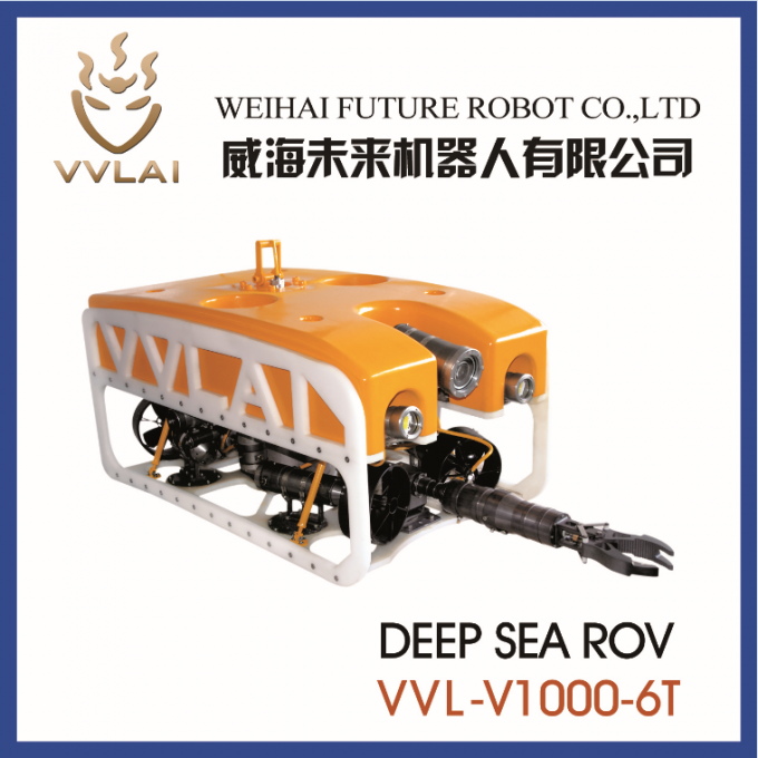Deep Sea ROV,VVL-V1000-6T,400-600M Cable,dams,rivers,lakes,sea,underwater inspection